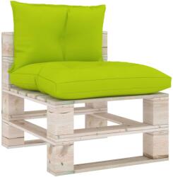vidaXL Perne de paleți, 2 buc, verde aprins, material textil (314615)