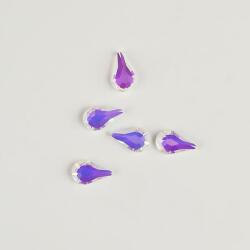 BRILLBIRD Műköröm Formakövek (10 db-os) drop 5x8mm pink AB