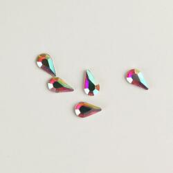 BRILLBIRD Műköröm Formakövek (10 db-os) drop 5x8mm clear AB