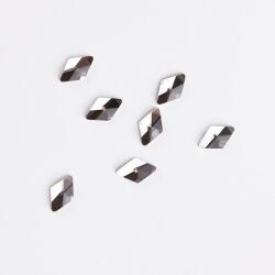 BRILLBIRD Műköröm Formakövek (10 db-os) rhombus 8x5mm clear
