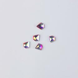 BRILLBIRD Műköröm Formakövek (10 db-os) diamond 5mm clear AB