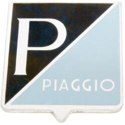 CIF Piaggio alumínium ragasztandó embléma 25x31mm - Vespa 50, 50S, 50SS (-1968), 90, 90SS, 125 Primavera, Nuova (1966)