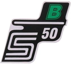 OEM Standard Írás S50 B fólia / matrica zöld Simson S50 számára