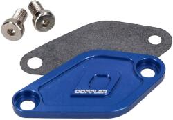 Doppler Olajszivattyú fedél Doppler kék Minarelli AM6, Derbi EBE, EBS, D50B, D50B modellekhez