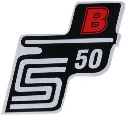 OEM Standard S50 B fólia / matrica piros Simson S50-hez