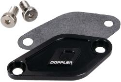 Doppler Olajszivattyú fedél Doppler fekete Minarelli AM6, Derbi EBE, EBS, D50B, D50B modellekhez