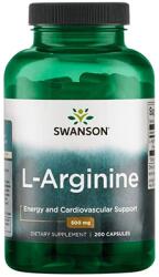 Swanson L-Arginine 500 mg kapszula 200 db
