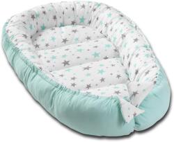Kidizi Cosulet bebelus pentru dormit Kidizi Baby Nest Cocoon 90x50 cm Galaxy Mint (5949221100029)