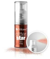 Glitter Star Spray 25g, Red