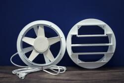 Ventilátorház Szellő AK-17-I ablakba építhető műanyag házú elektromos szellőztető, zsalus