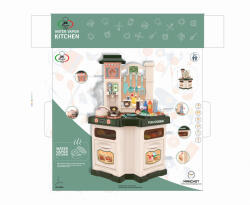 Man Yuk Toys Super chef Set de bucătărie asiatic - verde - 77 de piese (848A)