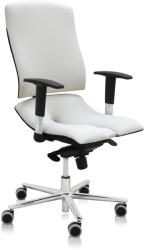 Asana Asana Steel Standard ergonomikus irodai szék Kárpit színe: Atlantic Fehér 60063, Kartámla: kartámlával együtt