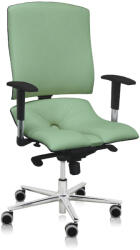 Asana Asana Steel Standard ergonomikus irodai szék Kárpit színe: ECO-bőr Zöld 569, Kartámla: kartámlával együtt