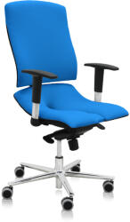 Asana Asana Steel Standard ergonomikus irodai szék Kárpit színe: Atlantic Kék 66086, Kartámla: kartámlával együtt