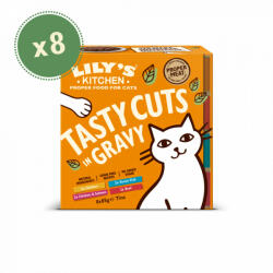 Lily's Kitchen Lilys Kitchen Cat Tasty Cuts Mixed Multipack 8x85 g