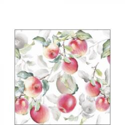 Ambiente Fresh Apples White papírszalvéta 25x25 cm, 20db-os