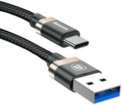 Baseus Golden Belt CATGB-A1V USB/USB-C adat- és töltőkábel 3A, 1, 5m, arany