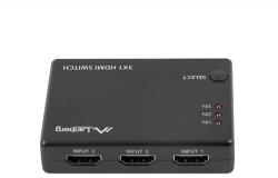 Lanberg Switch KVM Lanberg SWV-HDMI-0003, 3x HDMI (SWV-HDMI-0003)