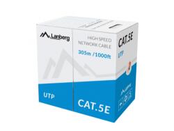 Lanberg Cablu de retea Lanberg LCU5-10CC-0305-R, Cat5e, UTP, 305m, Red (LCU5-10CC-0305-R)