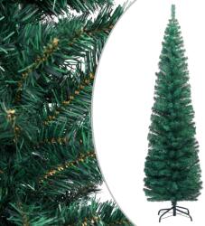 vidaXL Pom de Crăciun artificial subțire cu suport verde 180 cm PVC (320950)