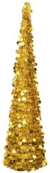 vidaXL Brad de Crăciun artificial tip pop-up, auriu, 180 cm, PET (320984)