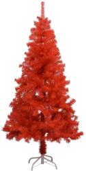 vidaXL Pom de Crăciun artificial cu suport, roșu, 150 cm, PVC (321006)