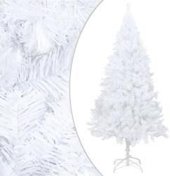 vidaXL Pom de Crăciun artificial cu ramuri groase, alb, 210 cm, PVC (321040)