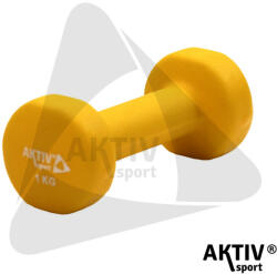 Aktivsport Súlyzó neoprén Aktivsport 1 kg sárga