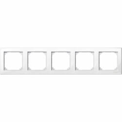 Schneider Electric Schneider MTN478519 Merten M-Smart 5-ös keret polár fehér # (MTN478519)