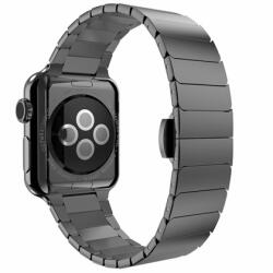Mybandz APW421802 apple watch nagy láncszemes fém óraszíj /fekete / 42/44 mm (APW421802) - marketworld