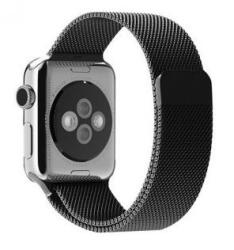 Mybandz APW381556 apple watch milánói fém óraszíj /fekete/ 38 /40 mm (APW381556) - marketworld