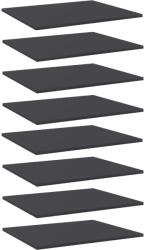 vidaXL Plăci bibliotecă, 8 buc. , gri, 60 x 50 x 1, 5 cm, PAL (805271) Raft