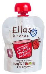  Ellas Kitchen bio görögjoghurt szamóca bébiétel 90 g - mamavita
