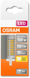 OSRAM Star LED ceruza, plasztik búra, 11, 5W 1521lm 2700K R7s, átlagos élettartam: 15000 óra, fényszín: meleg fehér LED ST LINE 78.0 mm 100 11.5W 2700K R7s ( 4058075432635 ) (4058075432635)