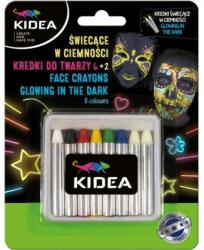 KIDEA arcfestő készlet 8 db-os sötétben világító (KDT8SKA)