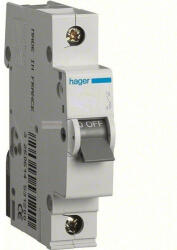 Hager MC140, Kismegszakító 1P, 40A, C karakterisztika, 6 kA (Hager MC140) (MC140A)