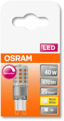 OSRAM Superstar dimmelhető 230V LED kapszula, átlátszó búra, 4, 4W 470lm 2700K G9, átlagos élettartam: 25000 óra, fényszín: meleg fehér LED SST PIN 230V DIM 40 CL 4.4W 2700K G9 ( 4058075432246 ) (4058075432
