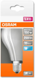  OSRAM Star LED körte, matt üveg búra, 16W 2500lm 4000K E27, átlagos élettartam: 15000 óra, fényszín: hideg fehér LED ST CL A 150 GL FR 16W 4000K E27 ( 4058075305038 ) (4058075305038)
