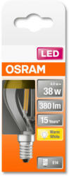 OSRAM Star arany tetőtükrös LED kisgömb, üveg búra, 4W 420lm 2700K E14, átlagos élettartam: 15000 óra, fényszín: meleg fehér LED ST CL P MIRROR GOLD 37 FIL 4W 2700K E14 ( 4058075456549 ) (405807545654