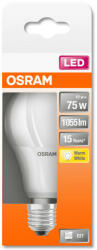  OSRAM Star LED körte, matt búra, 11W 1055lm 2700K E27, átlagos élettartam: 15000 óra, fényszín: meleg fehér LED ST CL A 75 FR 11W 2700K E27 ( 4058075122529 ) (4058075122529)