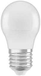 OSRAM Star LED kisgömb, matt búra, 5W 470lm 2700K E27, átlagos élettartam: 15000 óra, fényszín: meleg fehér LED ST CL P 40 FR 5W 2700K E27 ( 4058075431034 ) (4058075431034)
