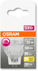OSRAM Superstar dimmelhető LED MR11 spot, matt üveg ház, 4, 5W 345lm 2700K GU4, átlagos élettartam: 25000 óra, fényszín: meleg fehér LED SST MR11 DIM 35 36° 4.5W 2700K GU4 ( 4058075433229 ) (4058075433229)
