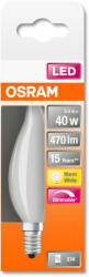 OSRAM Superstar dimmelhető LED gyertya, matt üveg búra, 4, 5W 470lm 2700K E14, átlagos élettartam: 15000 óra, fényszín: meleg fehér LED SST CL BA DIM 40 GL FR 4.5W 2700K E14 ( 4058075434585 ) (4058075434585