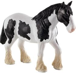 Mojo Animal Planet Clydesdale fekete-fehér ló figura (MJ387085)