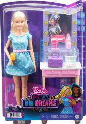 Mattel Barbie - Baba tükrös sminkasztal játékszett (GYG39)