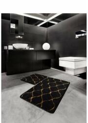 Chilai Infinity Black fürdőszobaszőnyeg 2 darabos szett (359CHL2256)