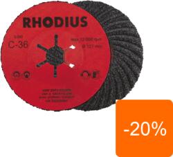 Rhodius Disc Semi-flexibil cu Durata de Viata Ridicata, pentru Fonta / Piatra, Sfc, 125 X 22.23, Gr. 36 (RD.300477)