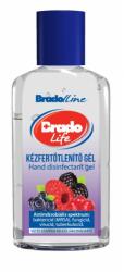 Bradoline Brado Life kézfertőtlenítő gél 50 ml erdei gyümölcs
