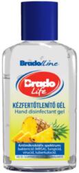 Bradoline Brado Life kézfertőtlenítő gél 50 ml ananászos