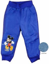 DISNEY Mickey egér bélelt vízlepergetős nadrág kék 18-24 hó (92 cm)